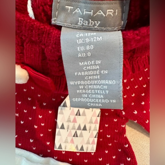 Festive Red and White Kids Matching Set - Picture 4 of 5